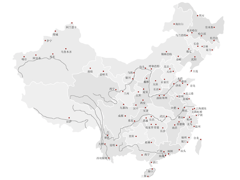 West Air route map