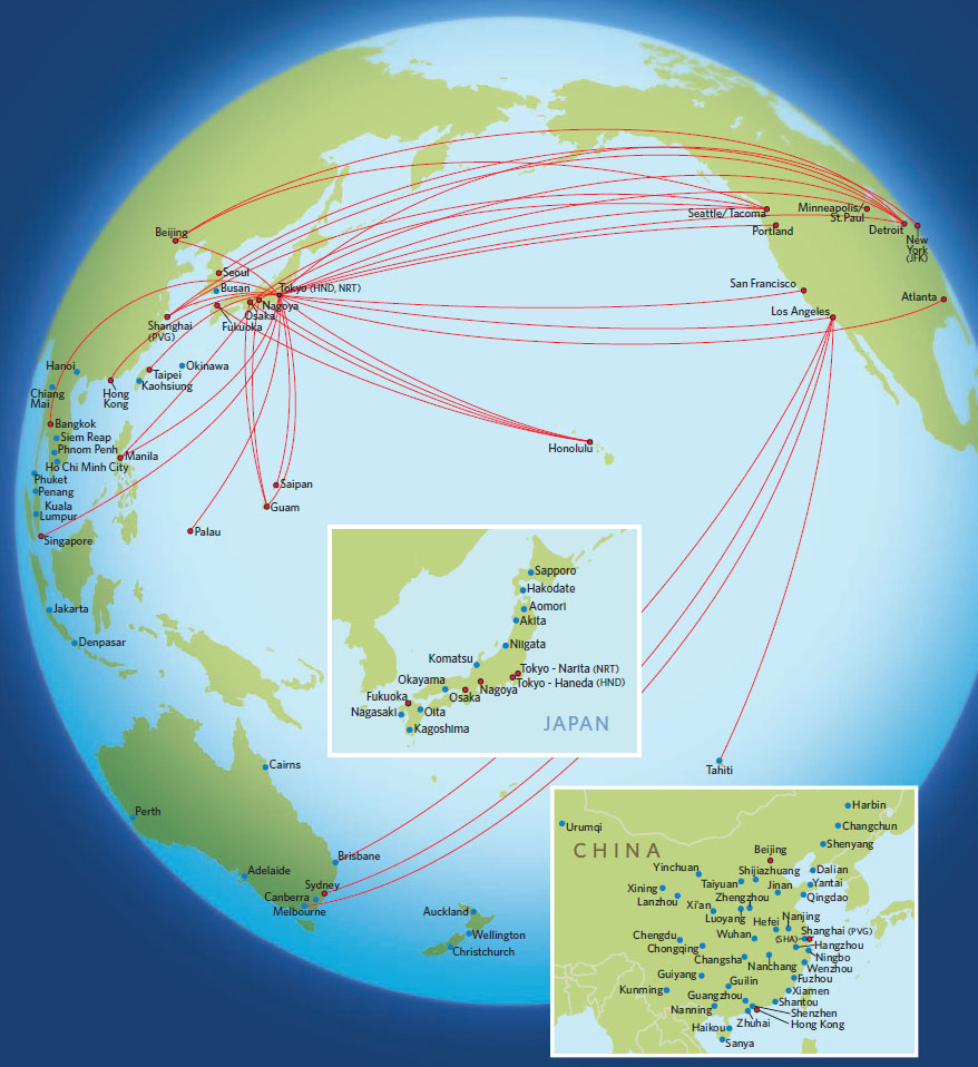 Delta Airlines Route Map Examples and Forms