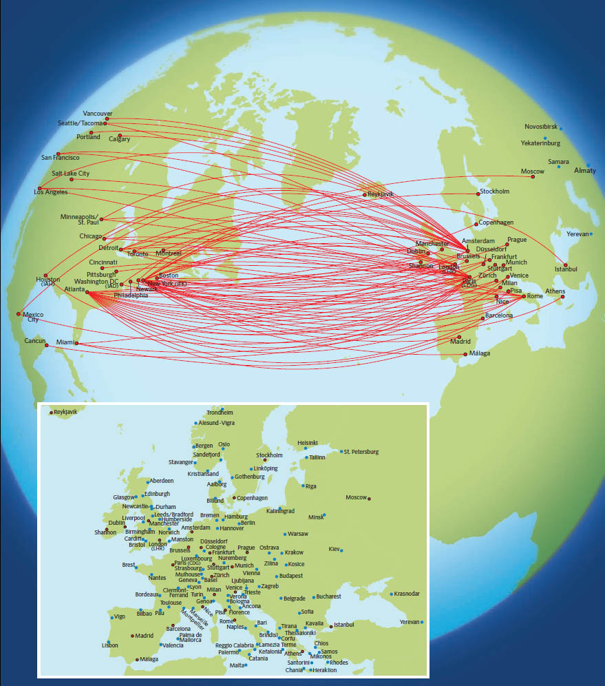 Delta Route Map 2025