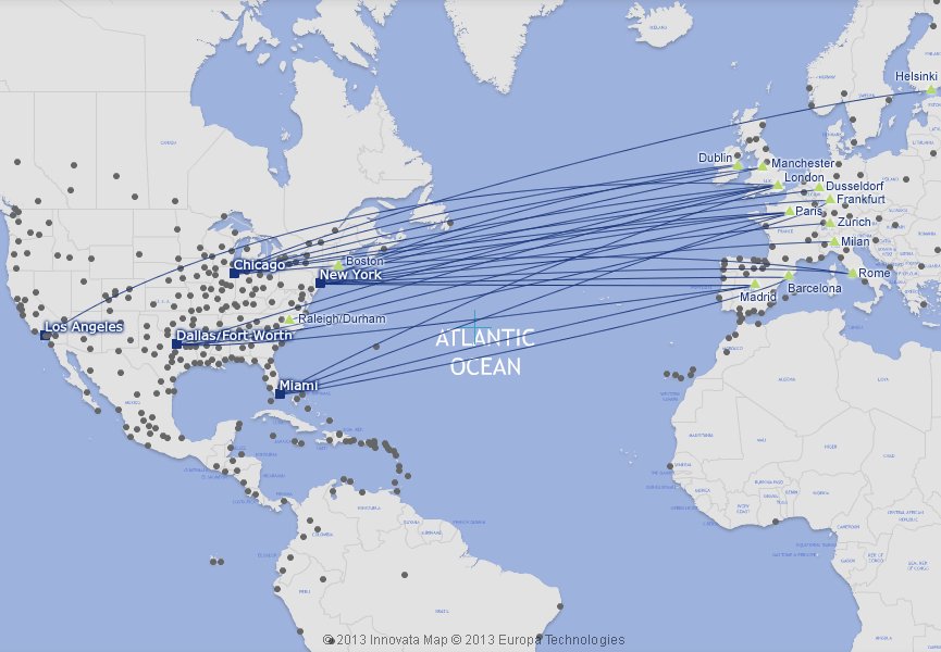 America Route Map Elsey Odilia