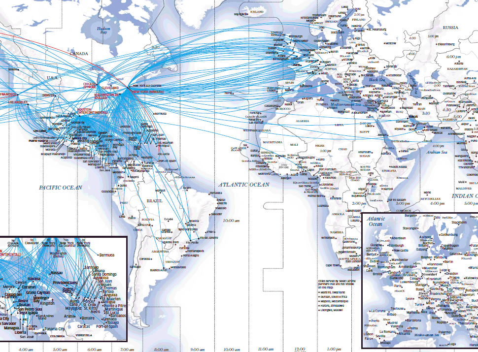 25 United Airline Route Map Online Map Around The World