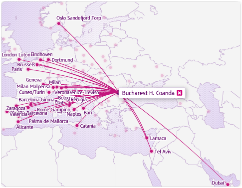 Wizz Air Route Map Wizz Air route map   from Bucharest